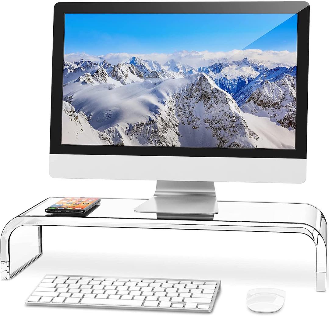 Premium Acrylic Monitor Stand — AboveTEK