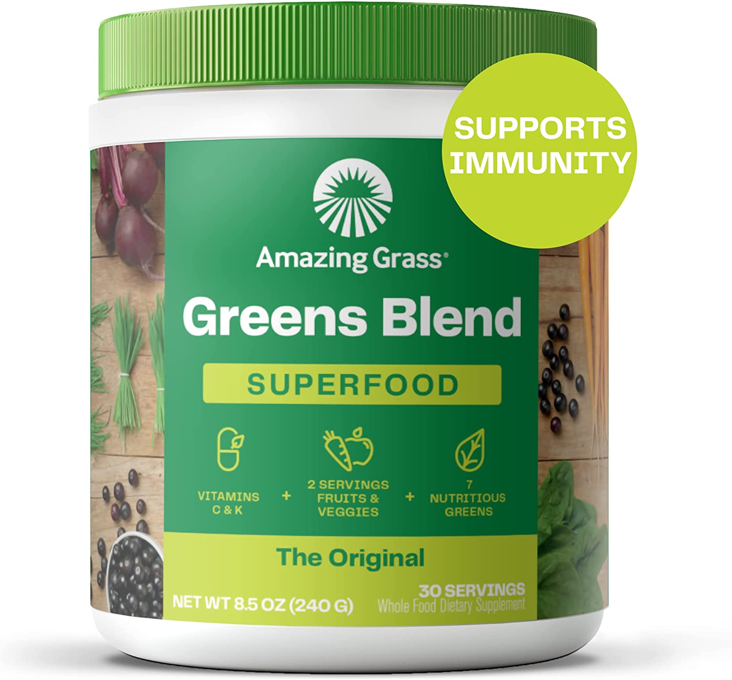 Amazing Grass Greens Blend Superfood — The Best Mixed Green Powered
