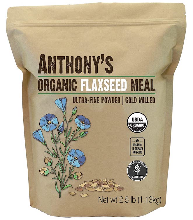Anthony's Organic Flaxseed Meal — great in smoothies
