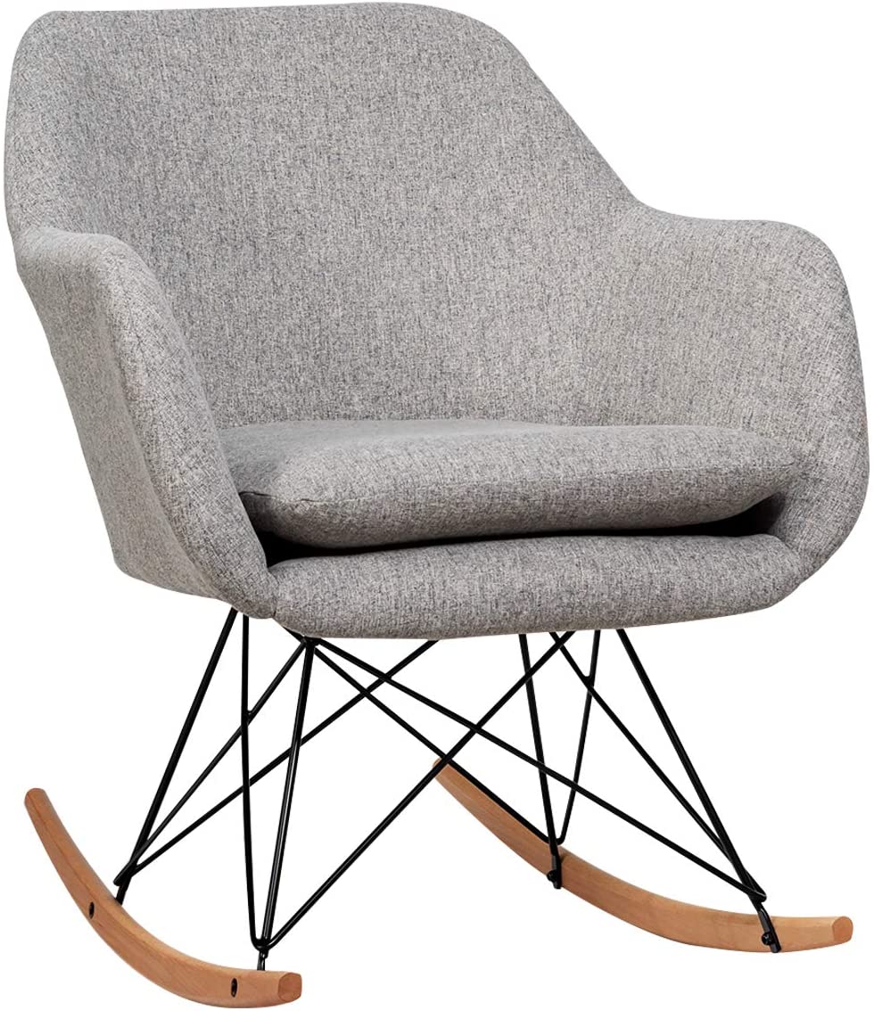 Giantex Modern Rocking Chair for nurseries, babies, and new moms