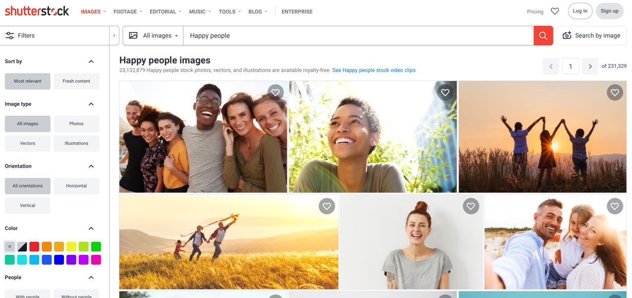 Shutterstock — The Best Stock Photos for Website Design